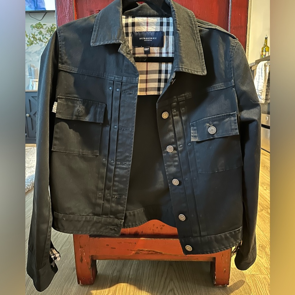 Burberry cotton short trench